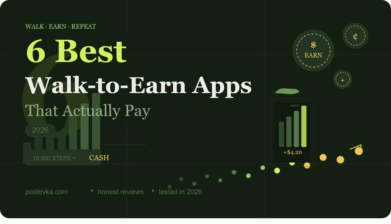 6 Best Walk-to-Earn Apps That Actually Pay (2026)