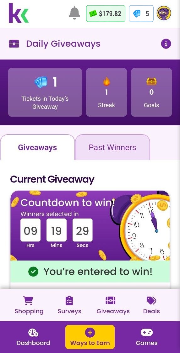 KashKick app screenshot 5