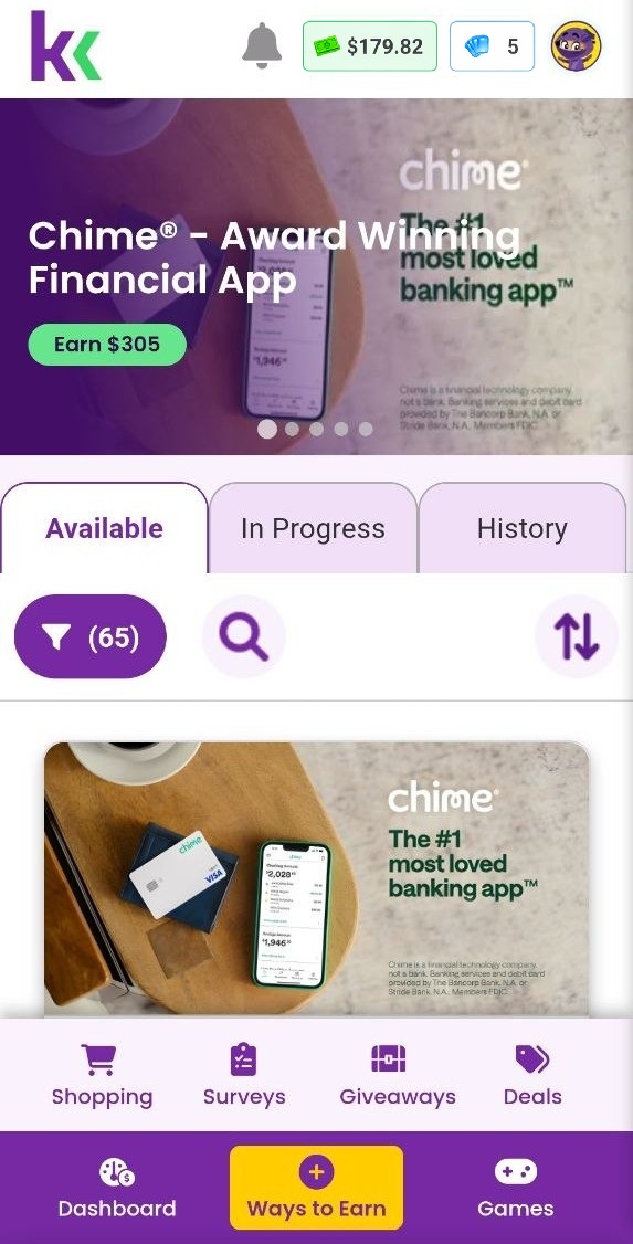 KashKick app screenshot 6