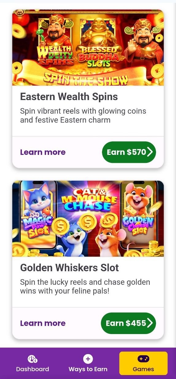 KashKick game offers screenshot 3