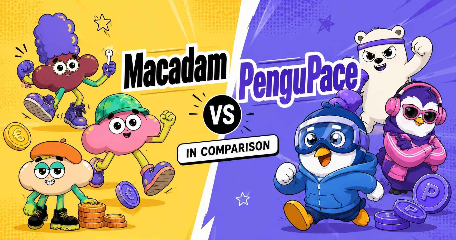 Macadam vs PenguPace — walking apps comparison 2026