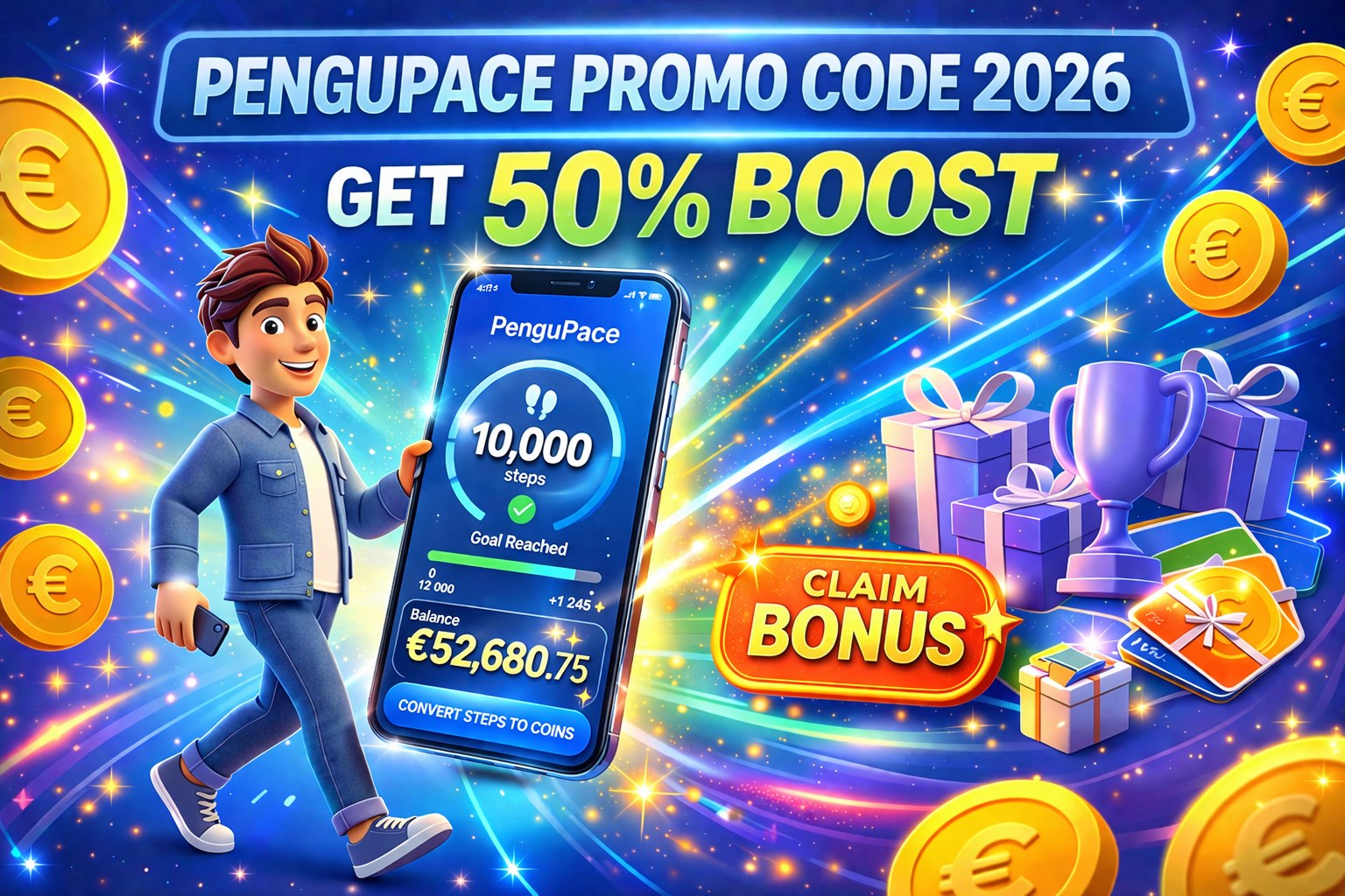 PenguPace Promo Code (April 2026) – Get +50% Earnings for 24h