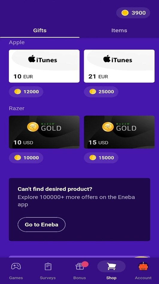 Snakzy shop — slide 7