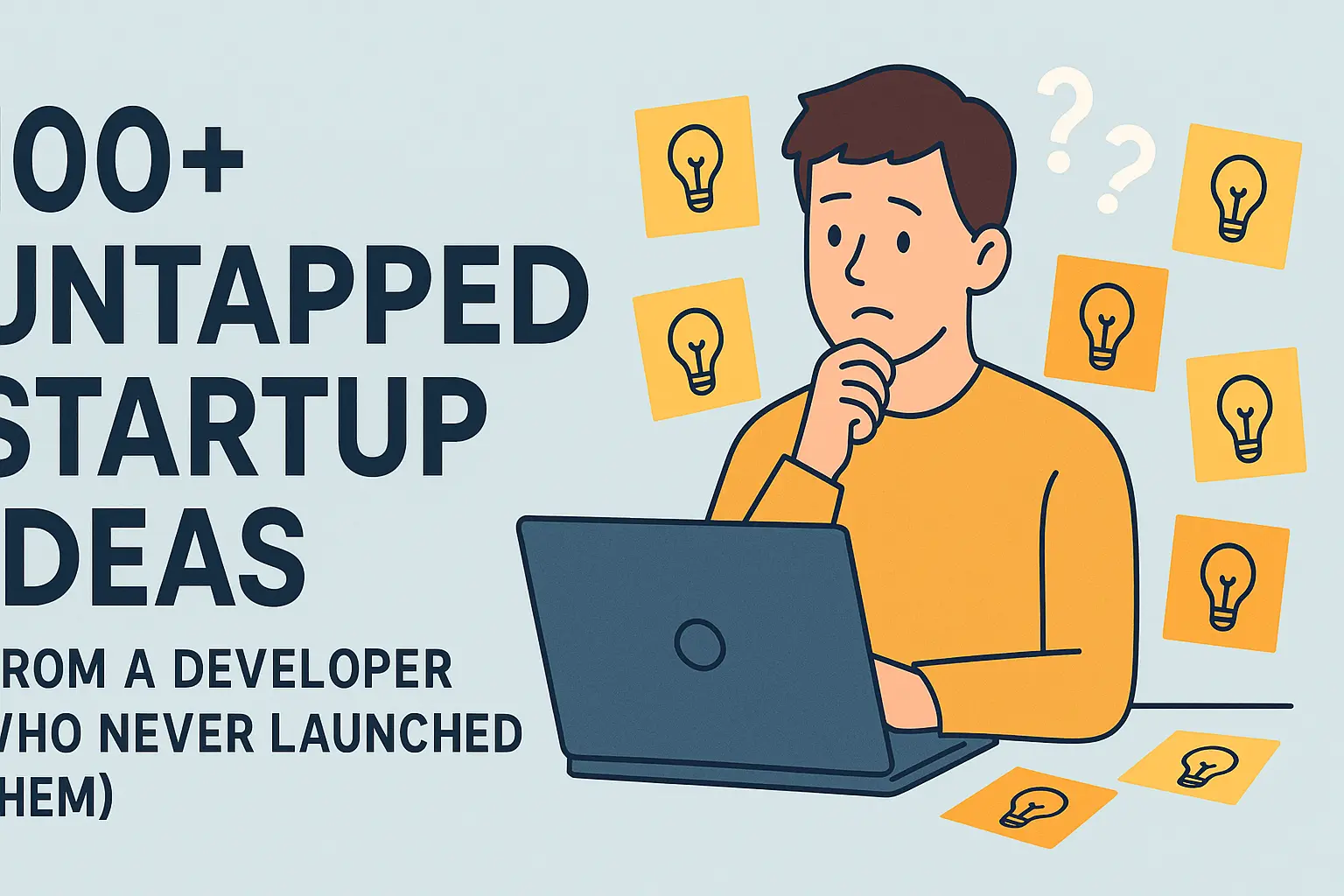 100+ Startup Ideas I Never Launched: My 4-Year Collection